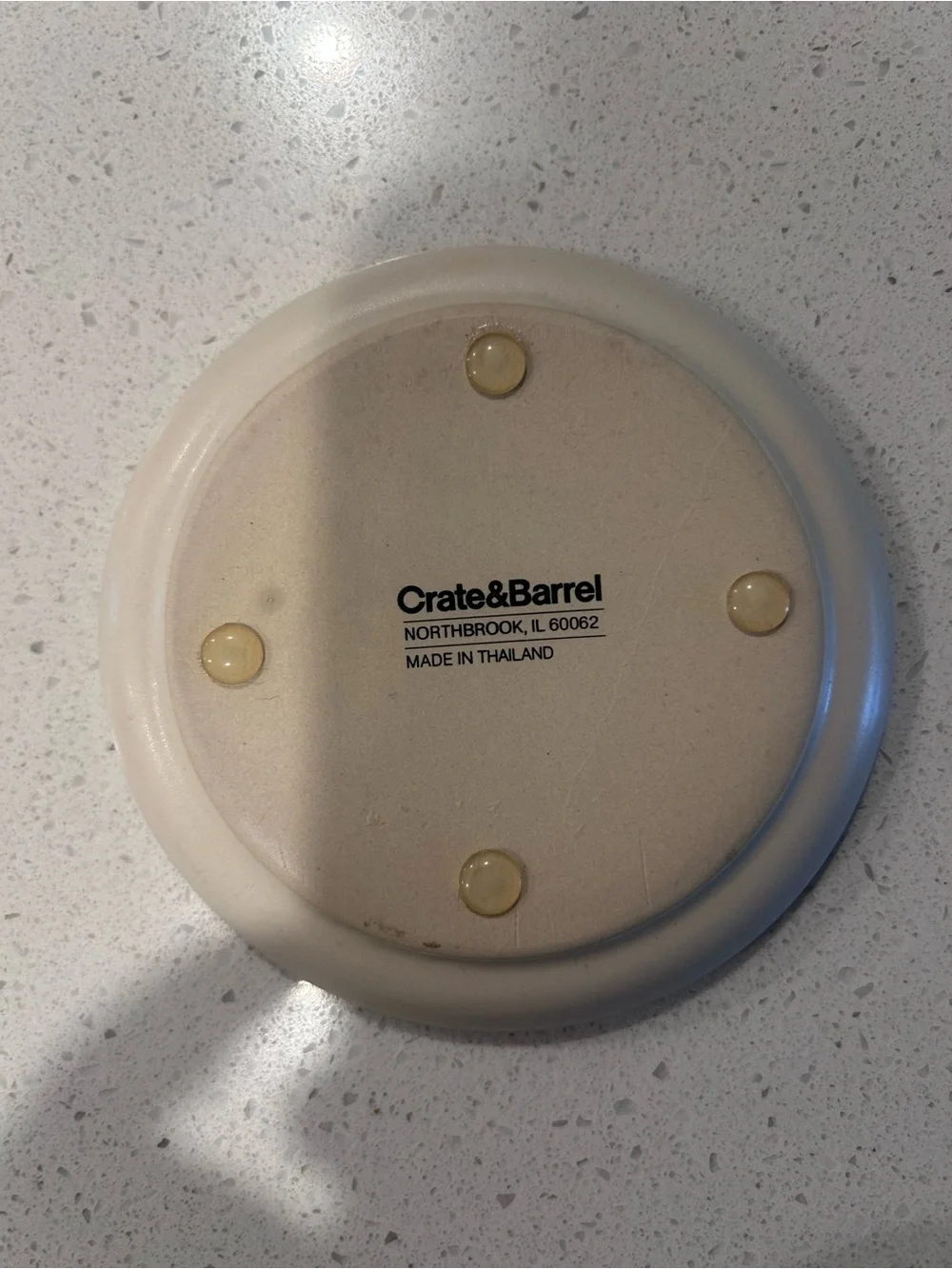 Crate & Barrel Stoneware Coasters - Set of 8